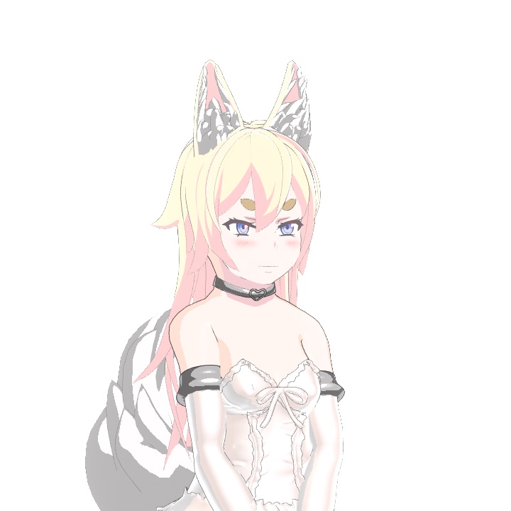 【VRChat無料アバター】オリジナルモデル「シルク」ちゃん!