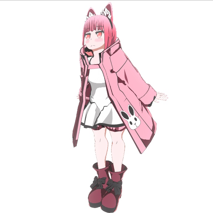 【VRChat無料アバター】オリジナルモデル「のん子」ちゃん!