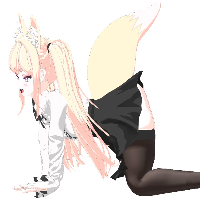 【一点かぎり】キタキツネのお嬢様「ミラー」ちゃん!【ワンオフ】VRChatアバター