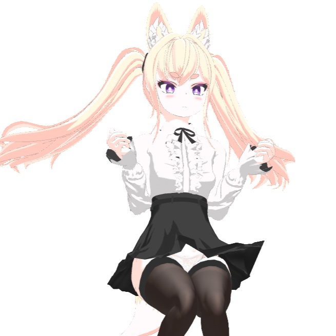 【一点かぎり】キタキツネのお嬢様「ミラー」ちゃん!【ワンオフ】VRChatアバター