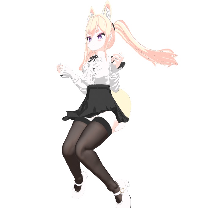 【一点かぎり】キタキツネのお嬢様「ミラー」ちゃん!【ワンオフ】VRChatアバター