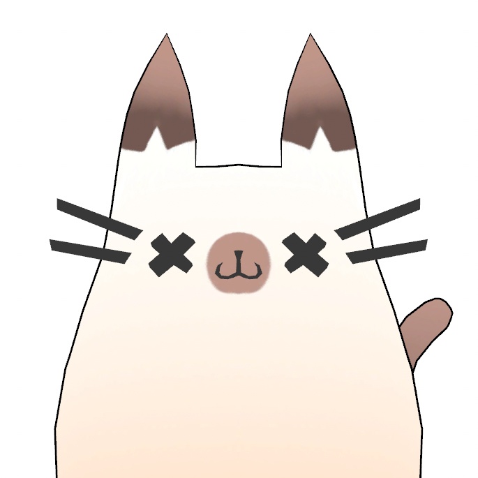 【PC/Quest】ねこ!(アイボリー)【VRChatアバター】