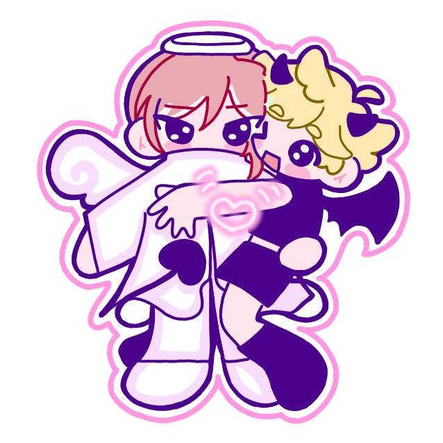 てんしあくまアクキー