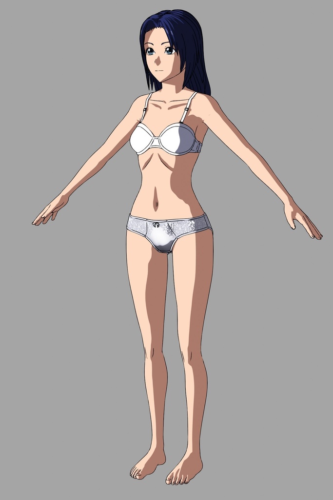 女性セルルックモデルデータ