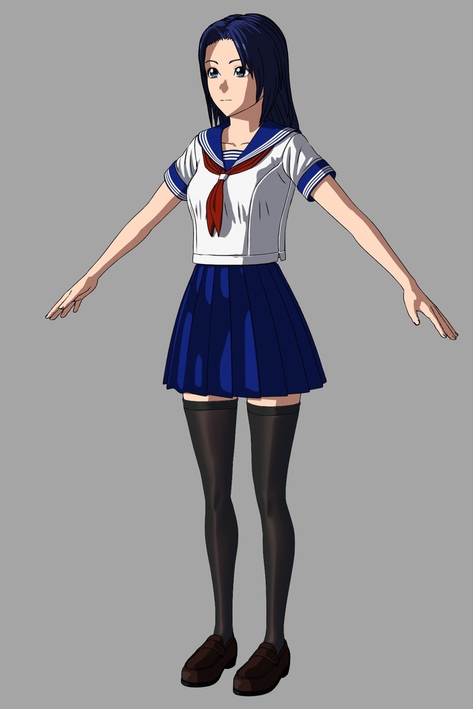 女性セルルックモデルデータ