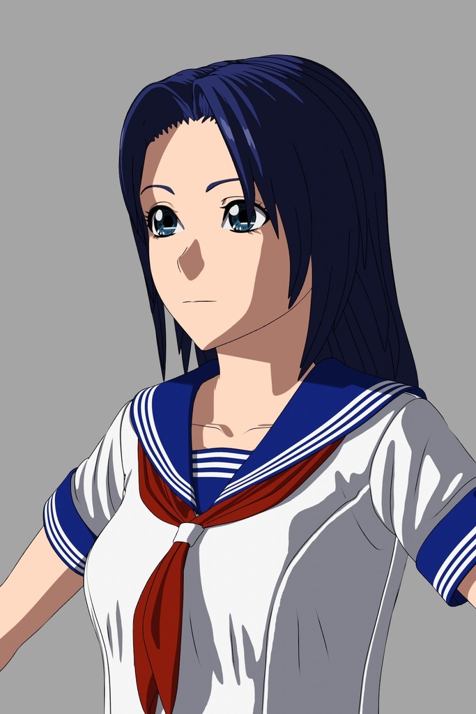 女性セルルックモデルデータ