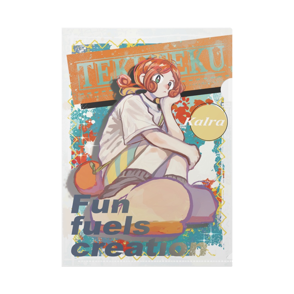 雑誌風カルラちゃんクリアファイル