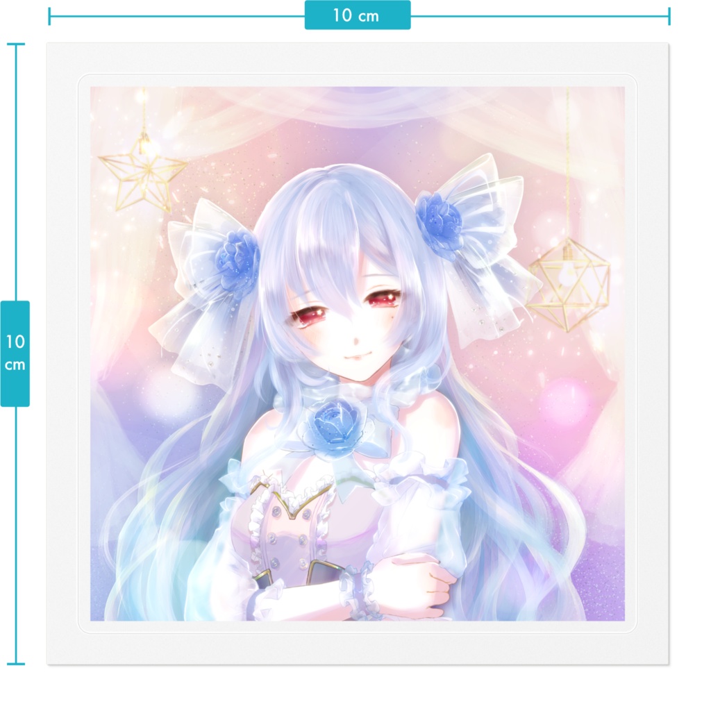 配信開始一周年記念すてっかー