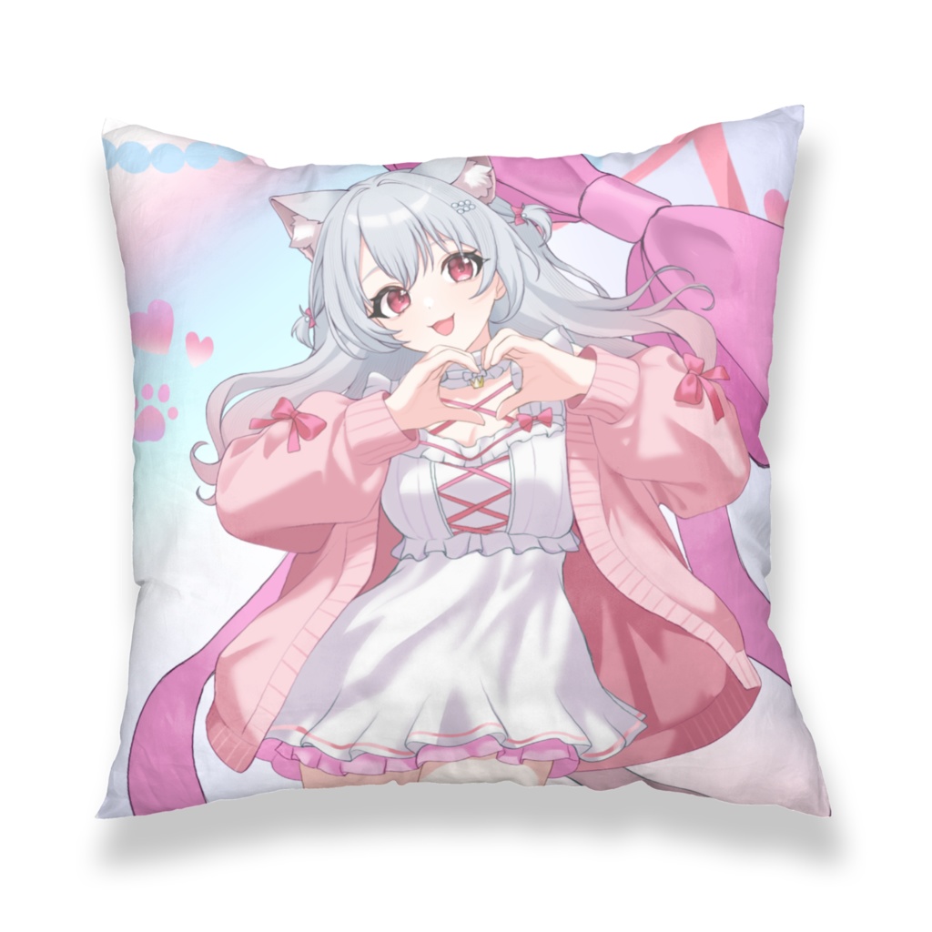 愛乃あゆ活動1周年記念グッズ2026 クッションカバー(あゆちゃんねる)