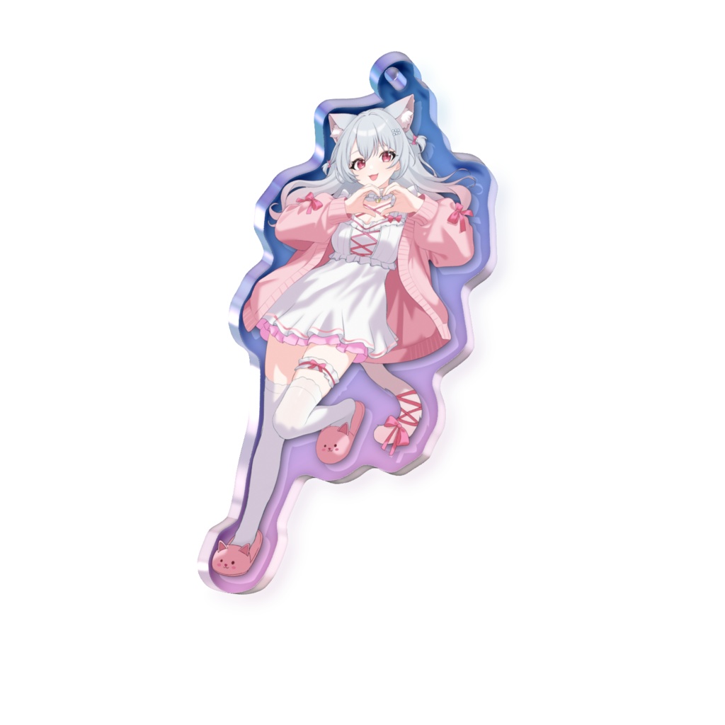 愛乃あゆ活動1周年記念グッズ2026 オーロラアクリルキーホルダー(あゆちゃんねる)