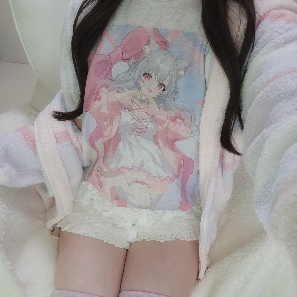 愛乃あゆ活動１周年記念グッズ２０２６　愛乃様Tシャツ(あゆちゃんねる)