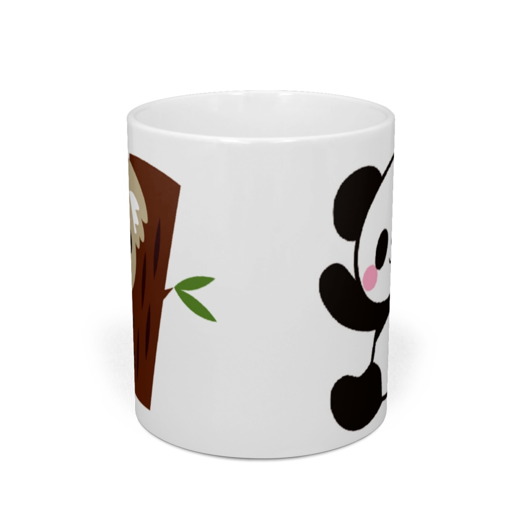 パンダとコアラのマグカップ