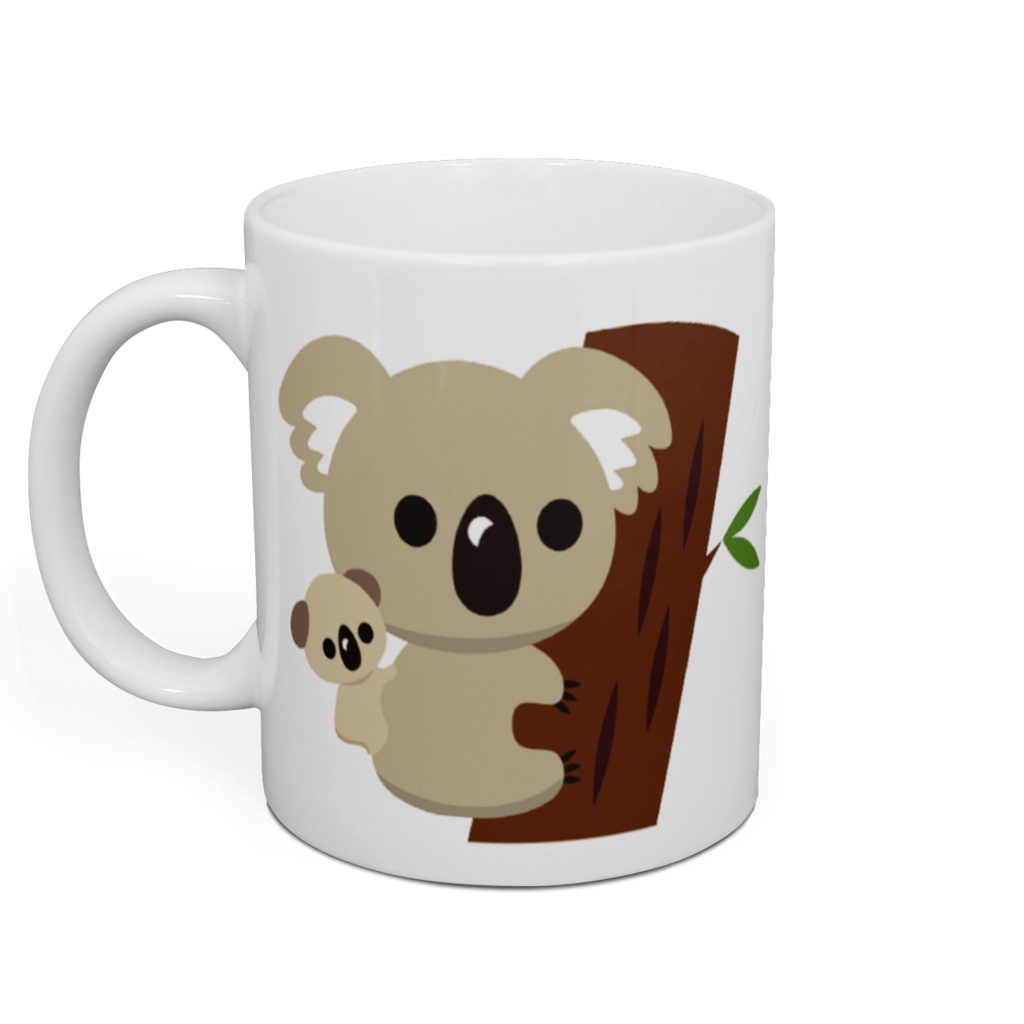 パンダとコアラのマグカップ