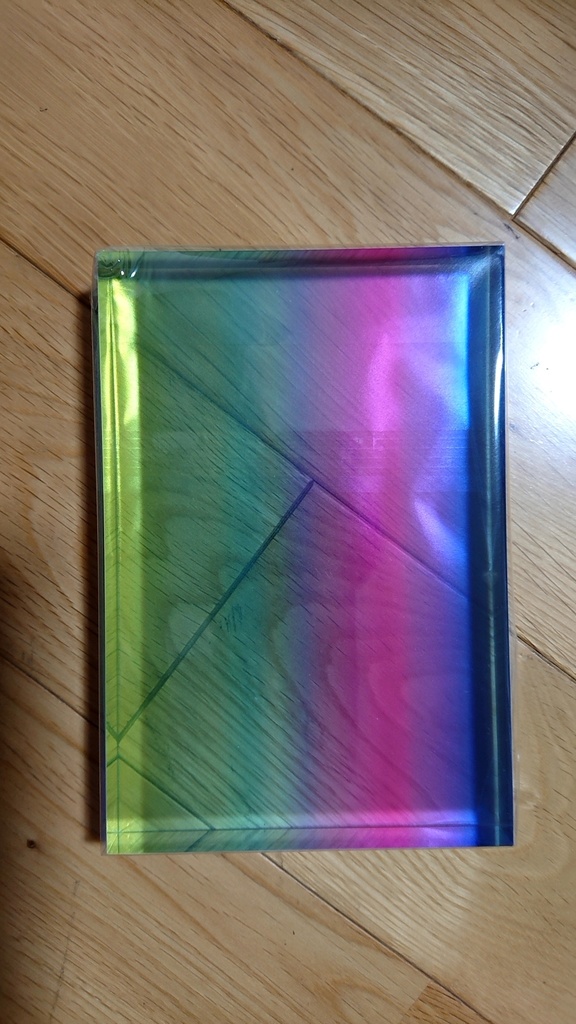 虹色アクリルブロック