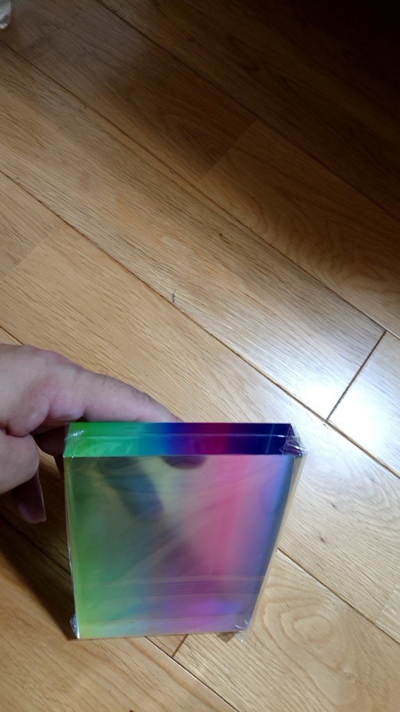 虹色アクリルブロック