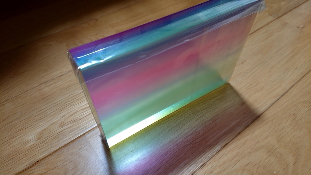 虹色アクリルブロック