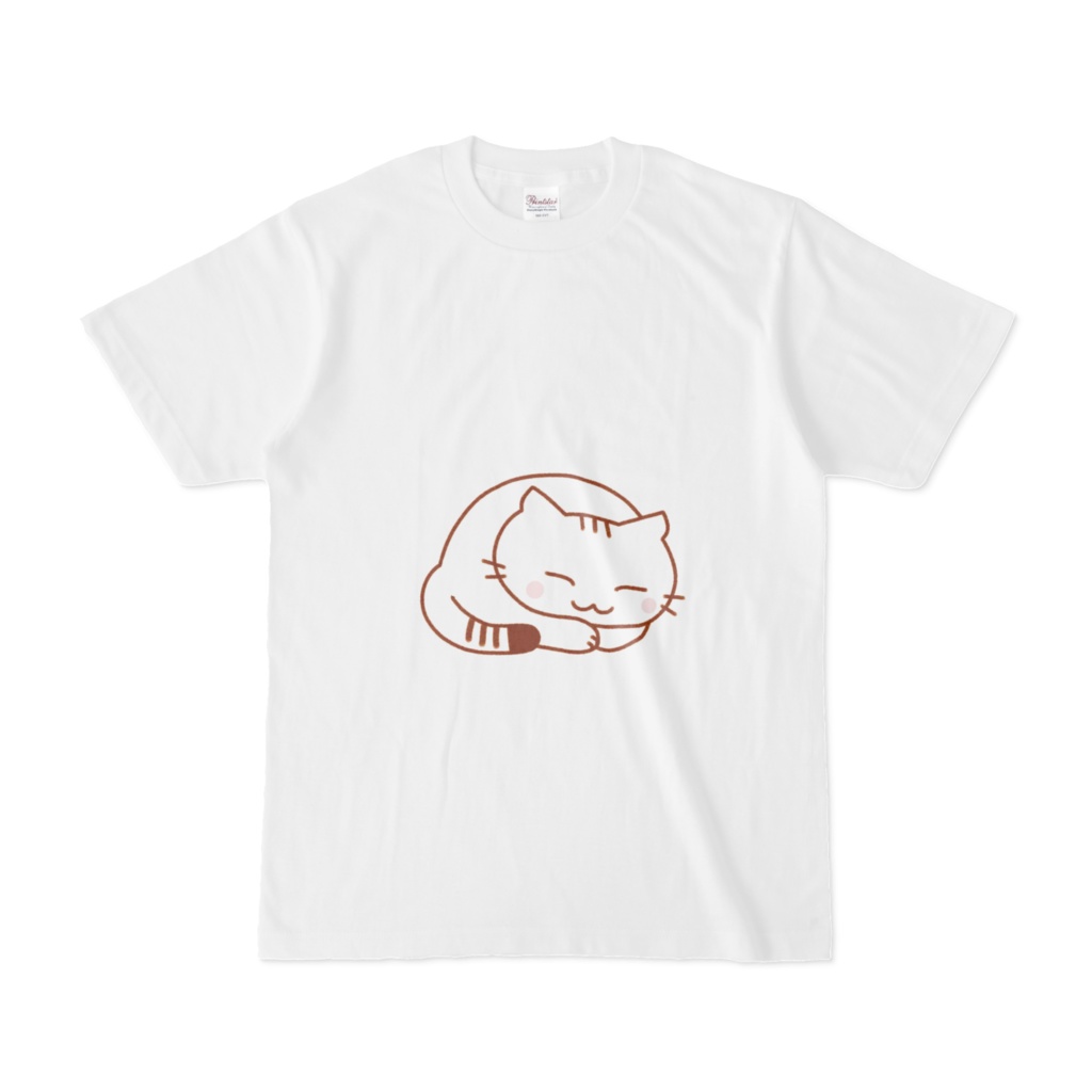 すやすやお昼寝猫ちゃんTシャツ