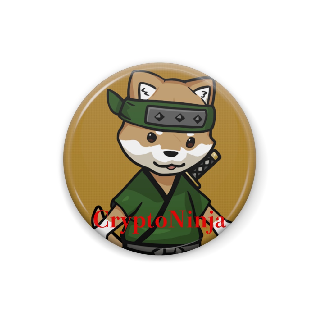 CryptoNinja　缶バッジ