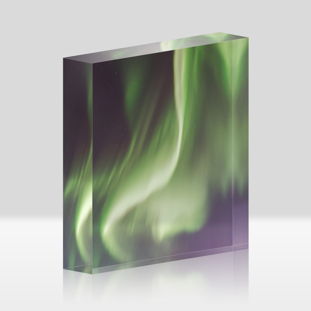 オーロラアクリルブロック