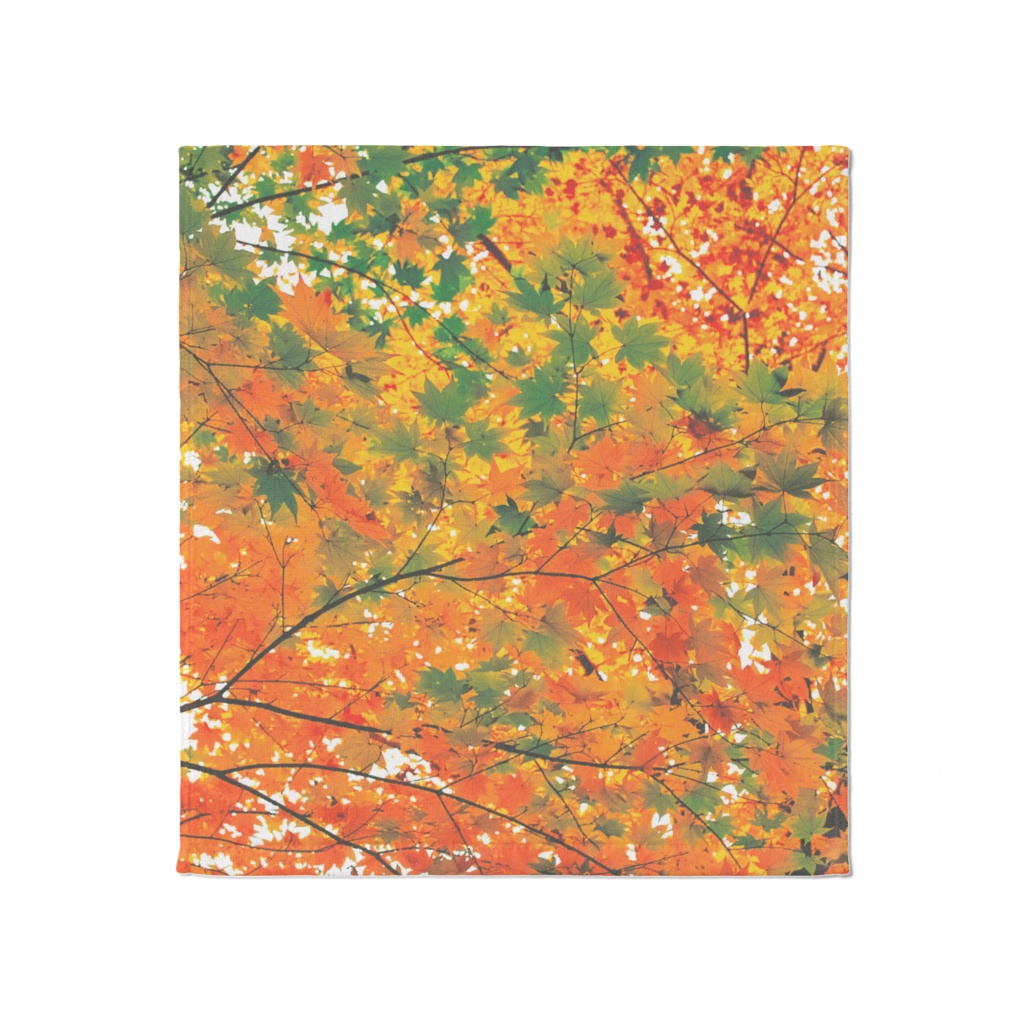 紅葉のタオル