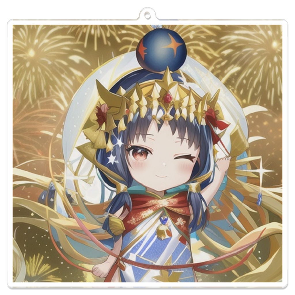 中国娘アクリルキーホルダー