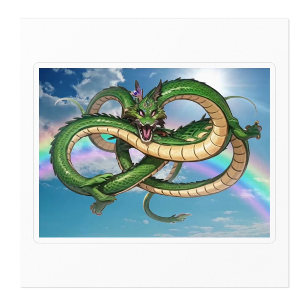 竜神ステッカー