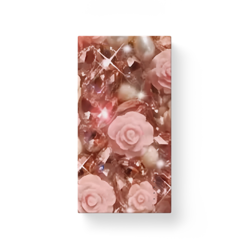 モバイルバッテリー　薔薇