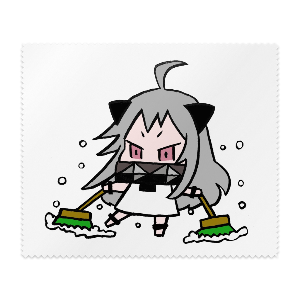拭くぜ眼鏡をほっぽちゃん！