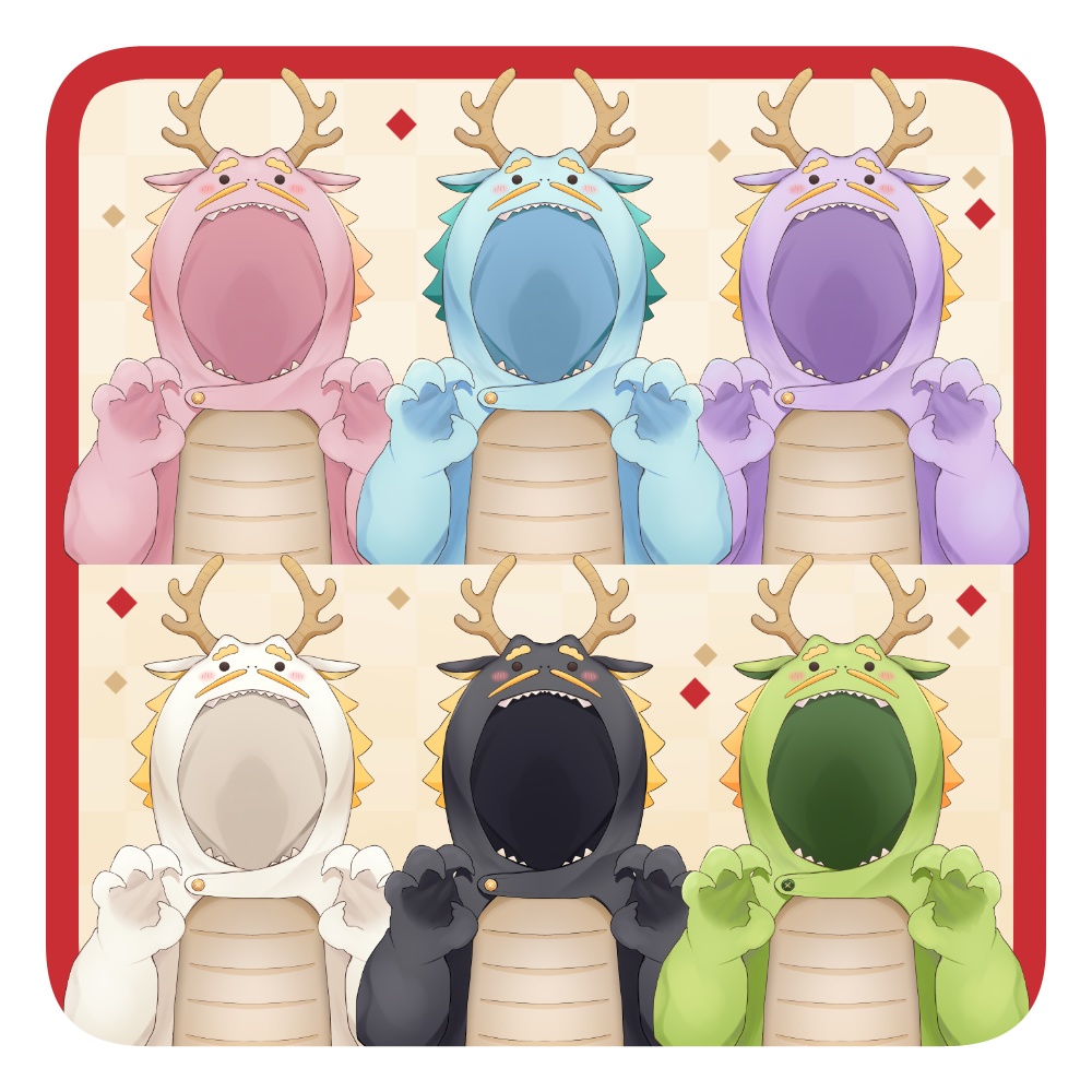 辰年着ぐるみ素材(使用Free)