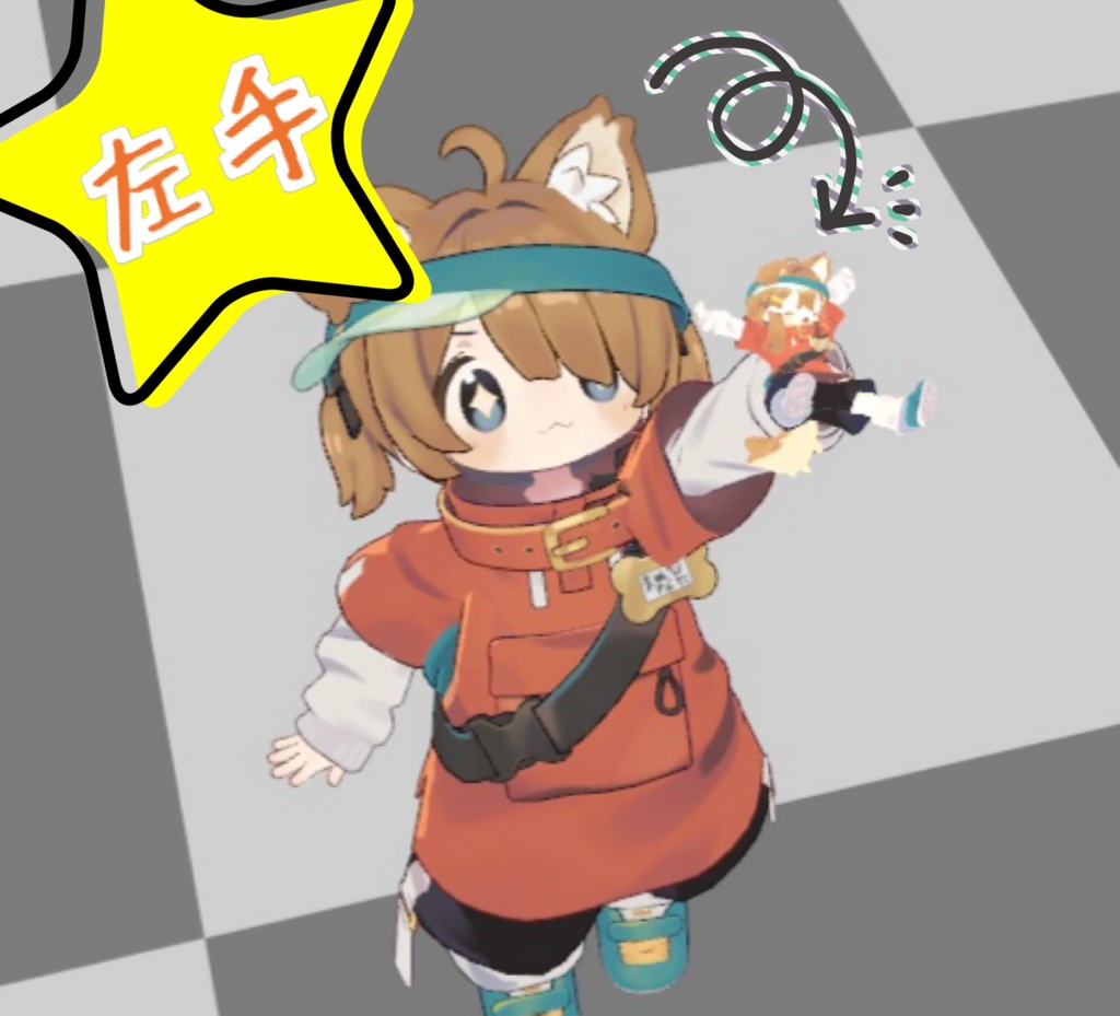 【体験版無料】任意のミニサブアバターを自身に追従、アニメーション/Doll Follow System【先行体験版】