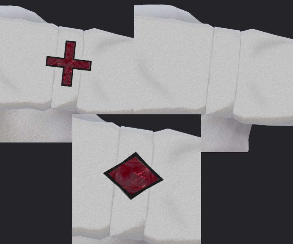 (4アバター対応)軍服風コーデ-military uniform coordination-