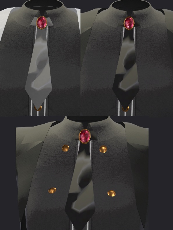 (4アバター対応)軍服風コーデ-military uniform coordination-