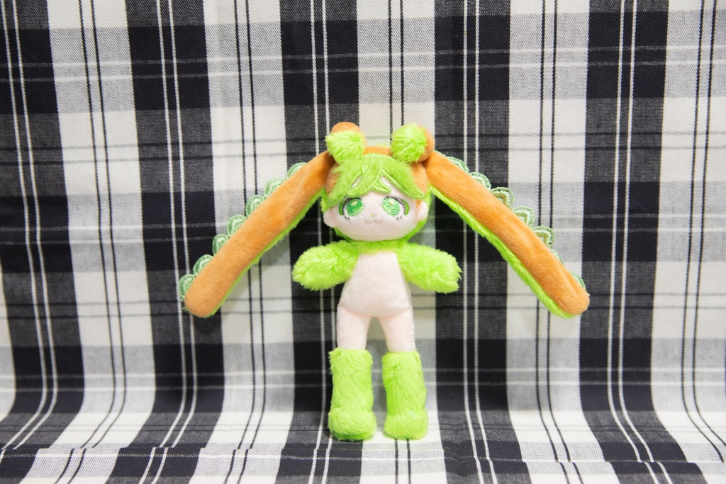 【オリジナルぬいぐるみ】パンダンケーキパンダ【10cmサイズ足長ぬいぐるみ】