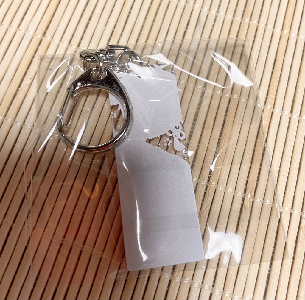 短冊型アクリルキーホルダー