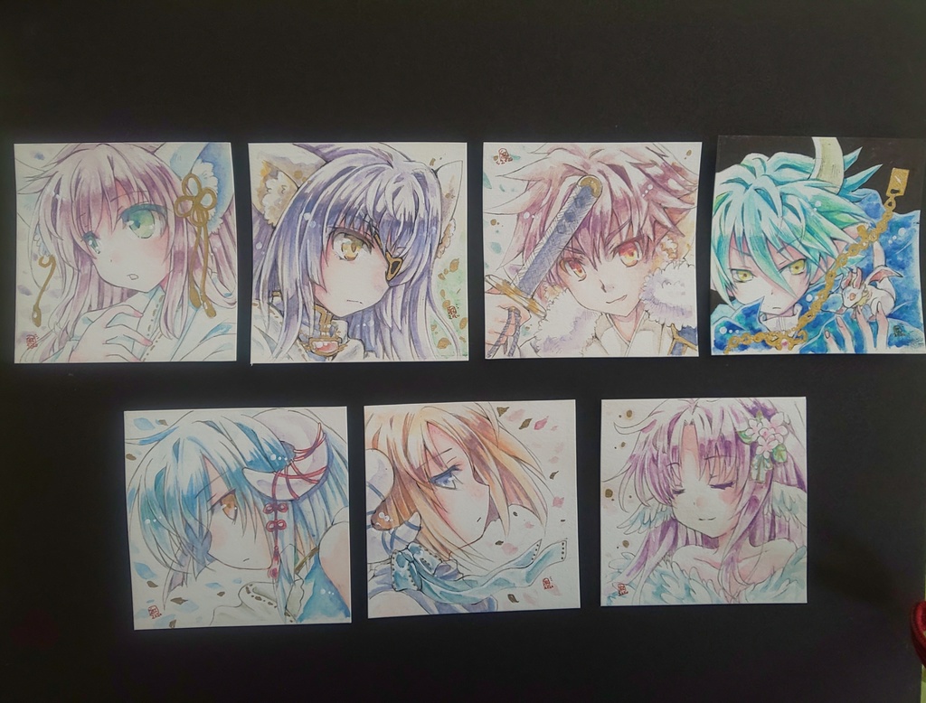 ミニ原画(人物)A~G