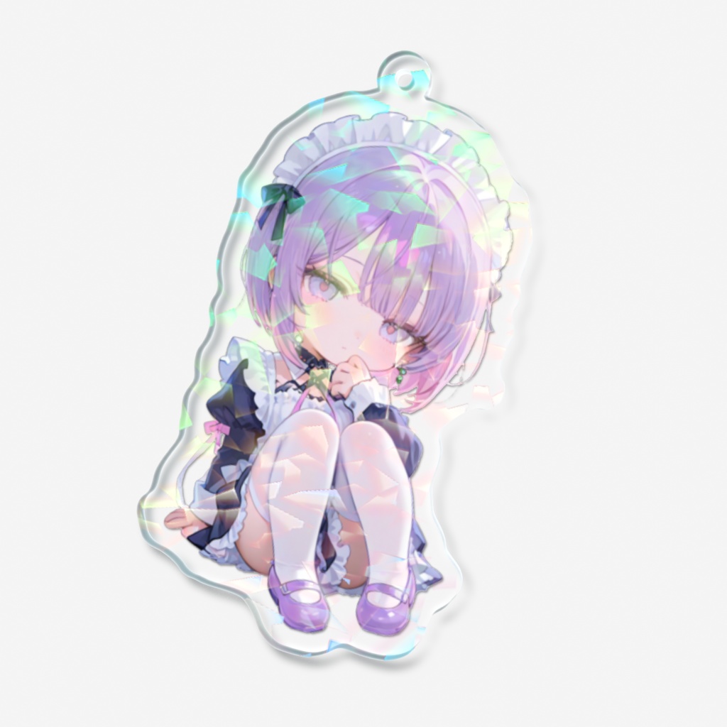 ちびなゆ ♡ ホログラムアクリルキーホルダー