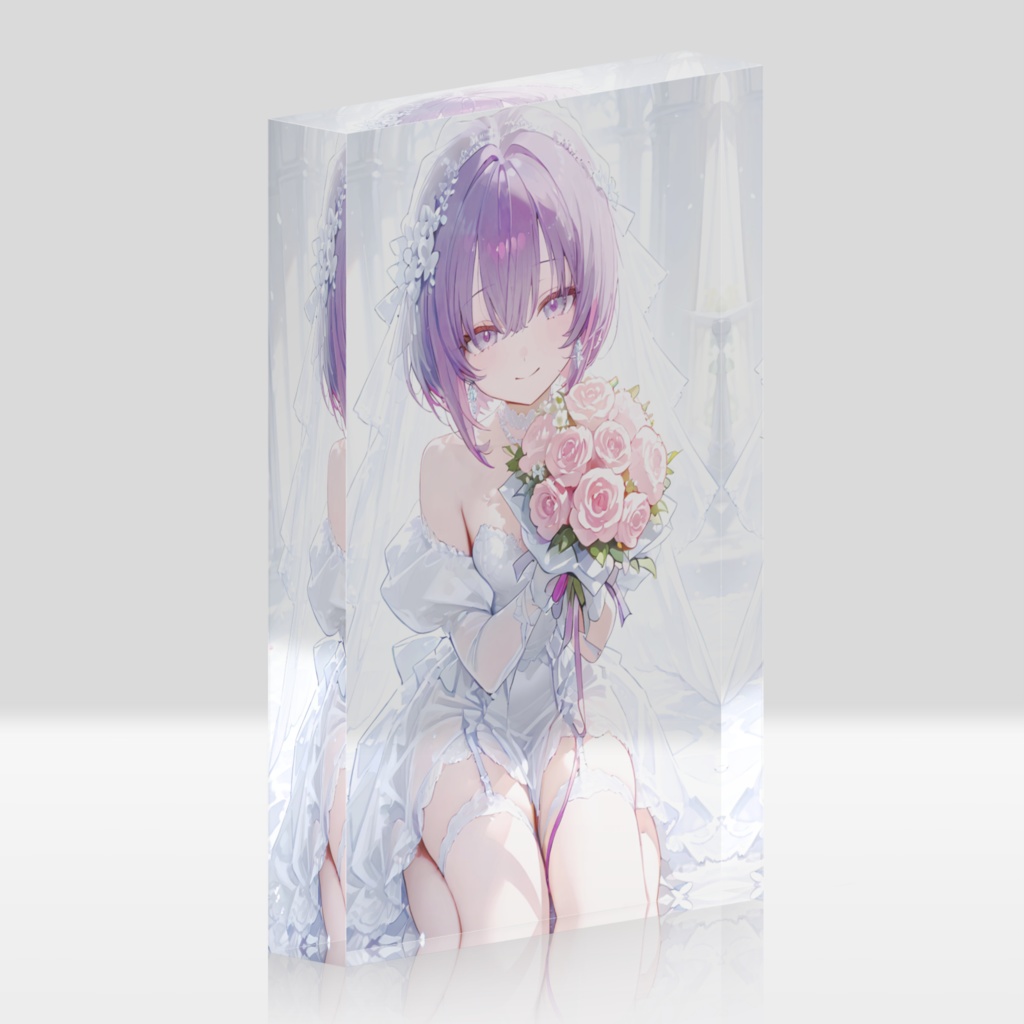 雪白なゆた ♡ アクリルブロック