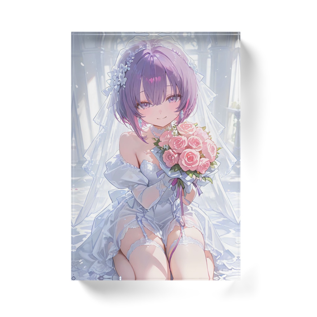 雪白なゆた ♡ アクリルブロック