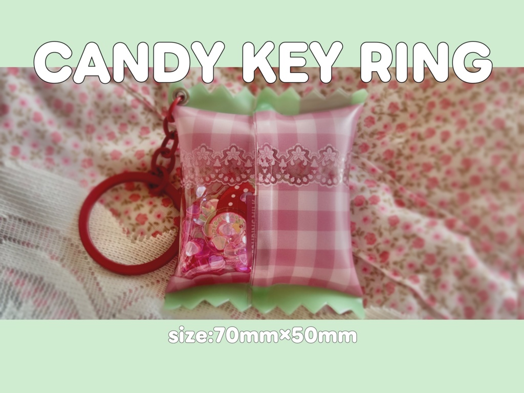 【キーリング】いちごのすーぱーすたー