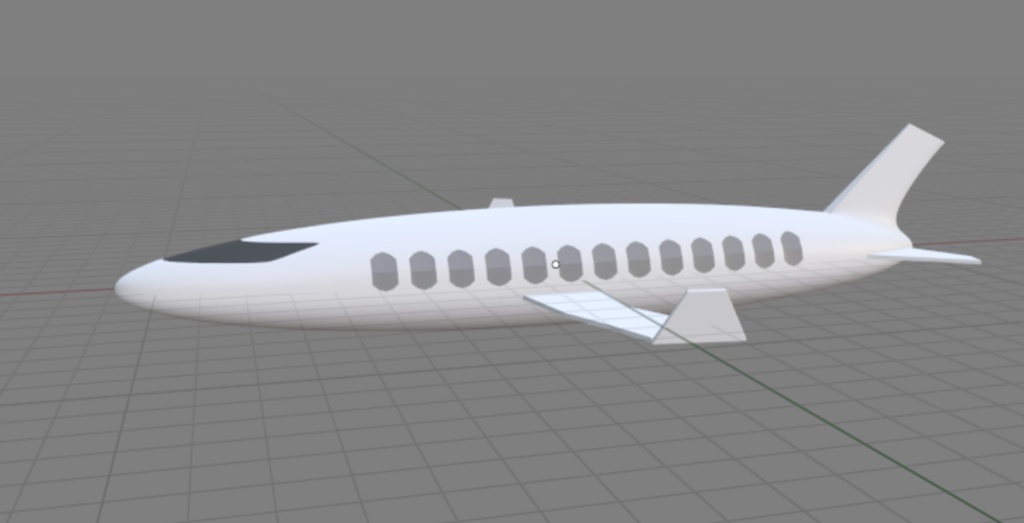 Low Poly Game Ready/VRC Ready Airplane 3D Model