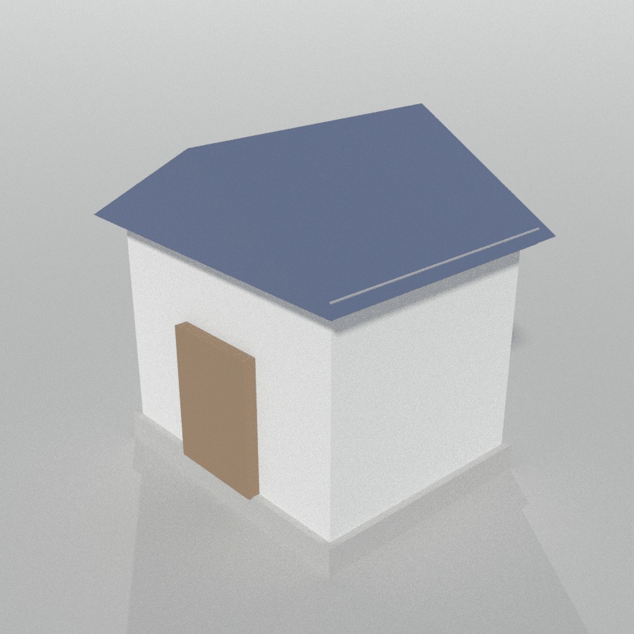 【無料】ローポリ 建物 2種 お試し|商店・蔵(glTF / FBX・テクスチャなし・商用可)