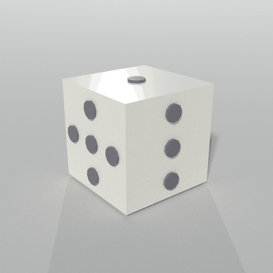 TRPG ダイス 3Dモデル 15点|d4・d6・d8・d10・d12・d20+d100(面取り2種・glTF / FBX / .blend・刻印なし)