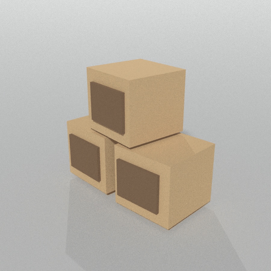 ローポリ 小物・家具 8点|ベンチ・本棚・ソファ・木樽・木箱(glTF / FBX / .blend・商用可)