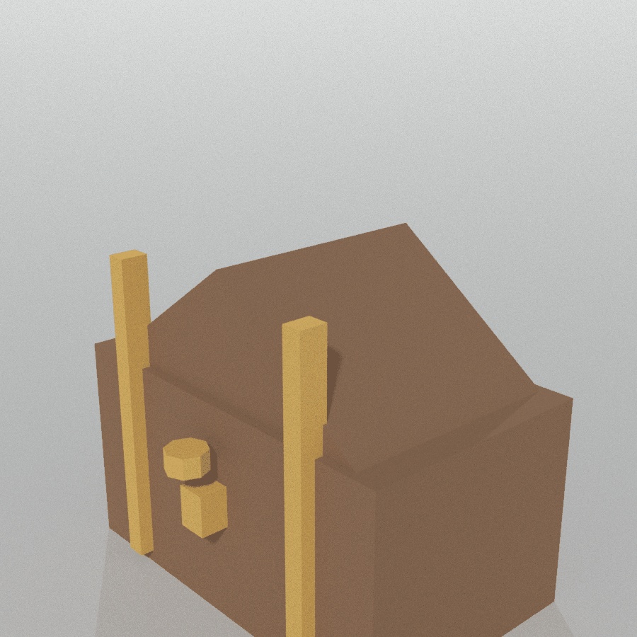ローポリ ダンジョン小物パック 8種|石門・鉄扉・祭壇・石棺・宝箱・火鉢・拷問台・柱門(glTF / FBX / .blend・テクスチャなし)