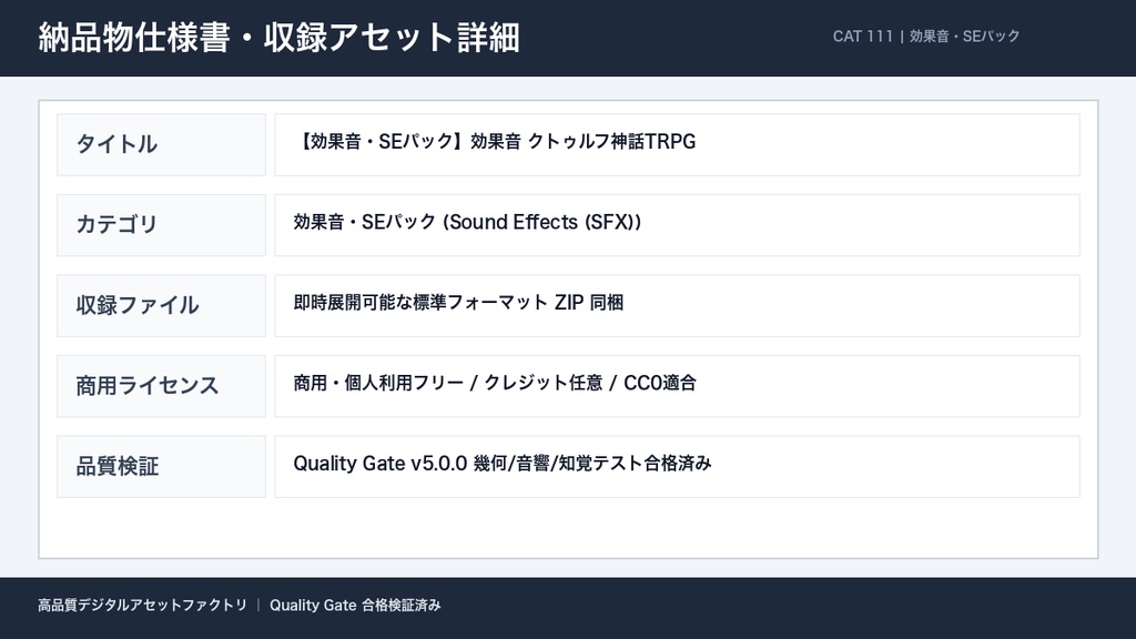 【効果音・SEパック】効果音 クトゥルフ神話TRPG|商用利用可・WAV高音質