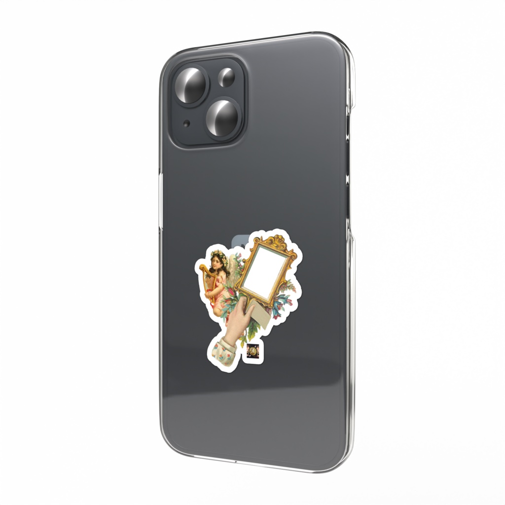 天使の鏡ステッカー