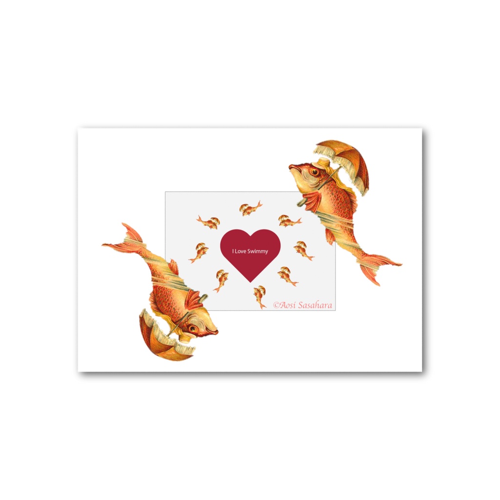I Love Swimmy Card