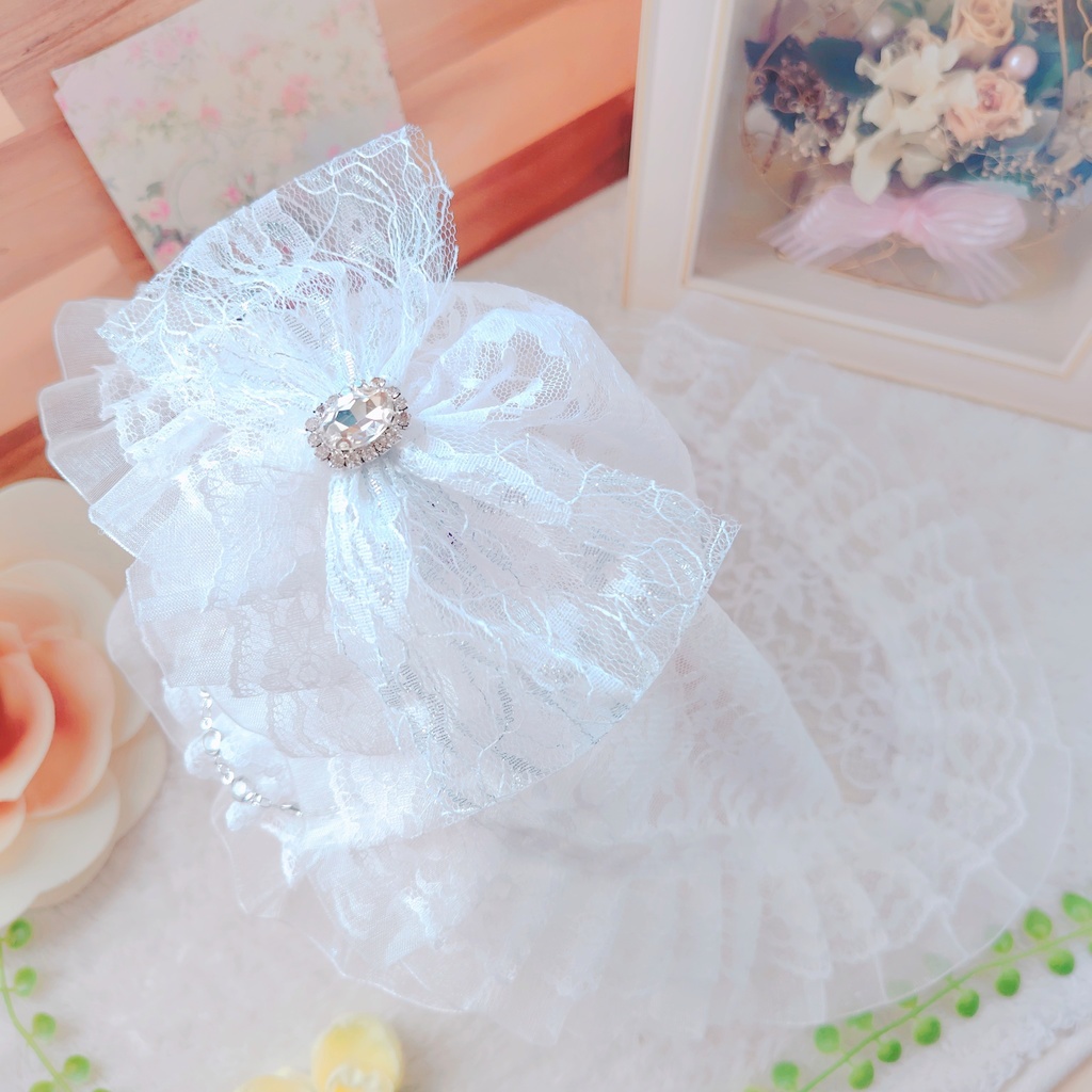 №B10-01 フリルヴェール Wedding ドレス 16cm ぬい服