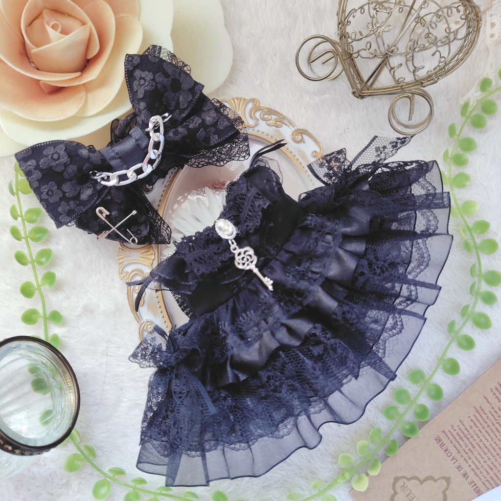 №11-02 BLACKチェーン ゴスロリ いつぬい ぬい服