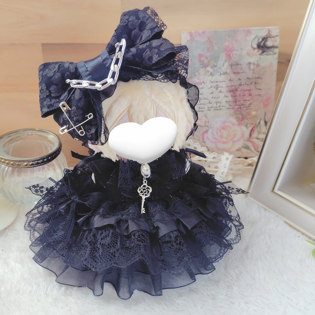 №11-02 BLACKチェーン　ゴスロリ　いつぬい　ぬい服